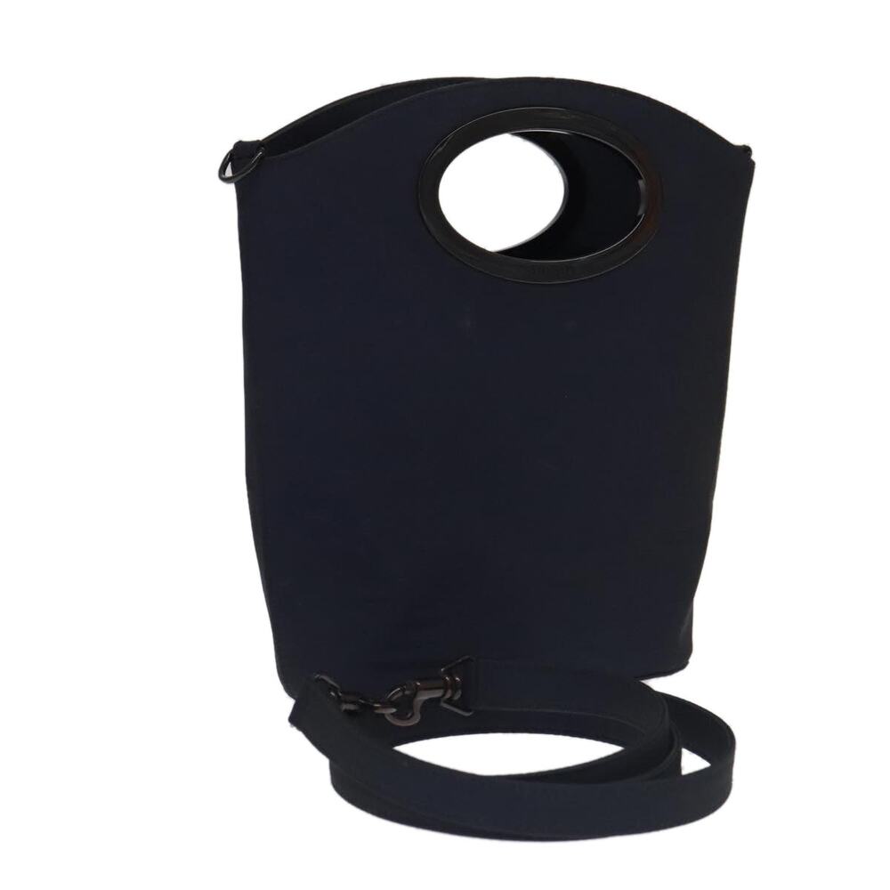 GUCCI Hand Bag Nylon Blue